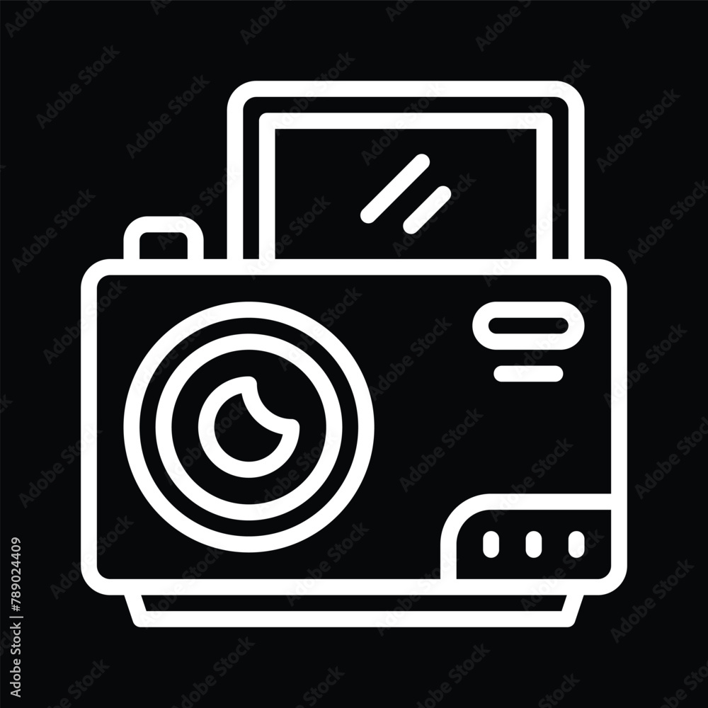 camera icon vector outline design camera icon vector outline design