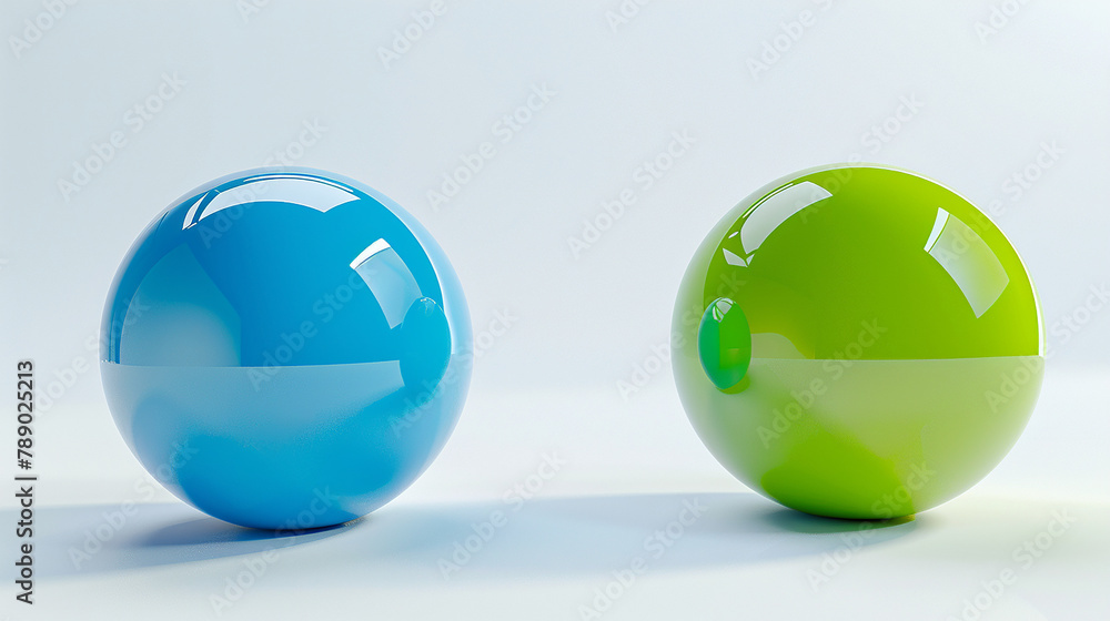 AI art, fluorescent lime green and blue sphere AI art, fluorescent lime green and blue sphere