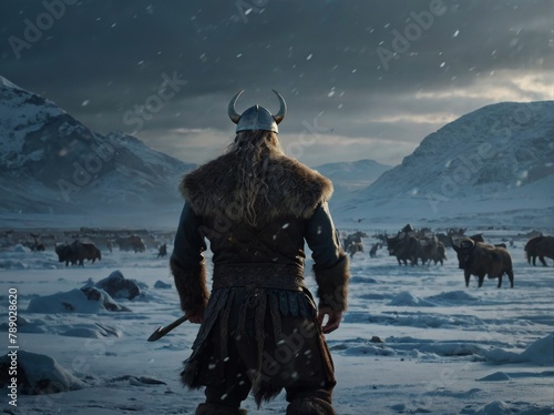 A Viking’s Gaze Upon His Land photo
