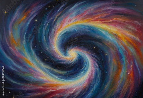 Cosmic Swirl background.