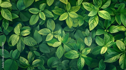 GREEN ILLUSTRATION CONCEPT BACKGROUND WALLPAPER photo