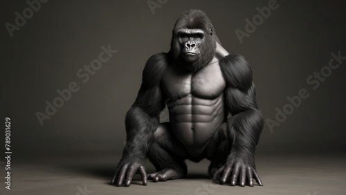 Majestic Gorilla Portrait © Василь Тігай