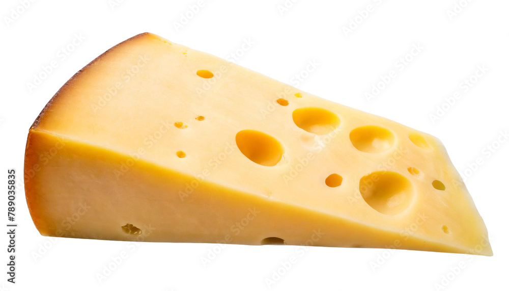 piece of cheese isolated on transparent background cutout piece of cheese isolated on transparent background cutout