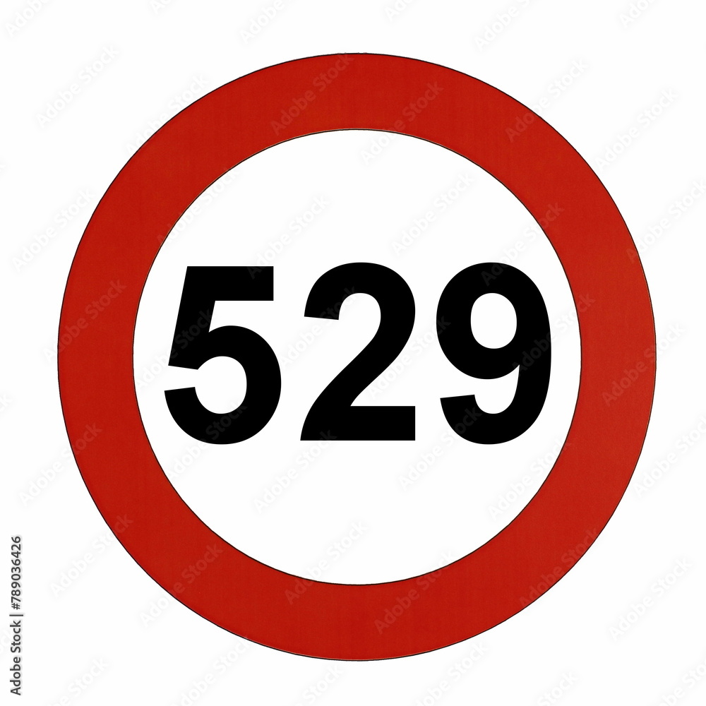 Illustration des Straßenverkehrszeichens Illustration des Straßenverkehrszeichens