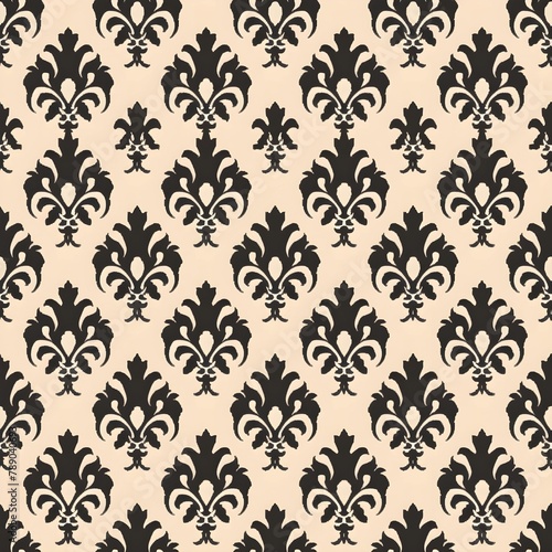 Vector damask seamless pattern background.pattern swatches included for illustrator user, pattern swatches included in file, for your convenient use