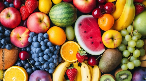 Assorted Fruit Background