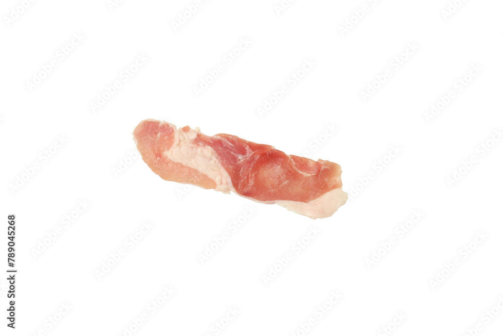 PNG, Bacon, concept of tasty meat food, isolated on white background PNG, Bacon, concept of tasty meat food, isolated on white background