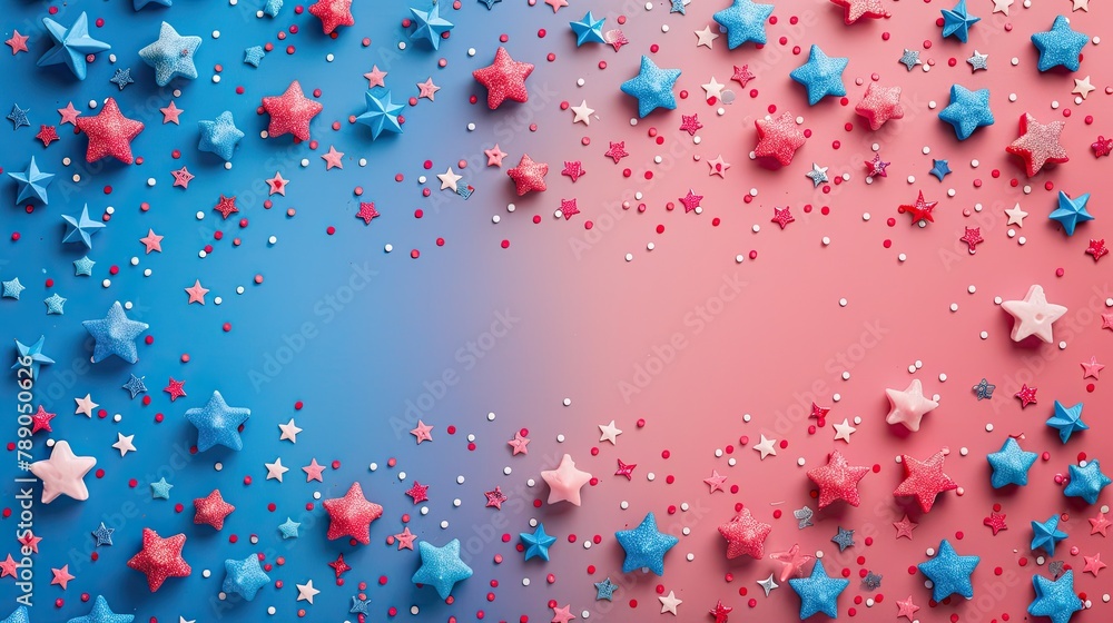 Abstract 4th of July background Abstract 4th of July background