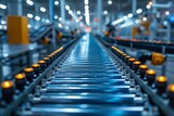Selective focus conveyor belt in a factory