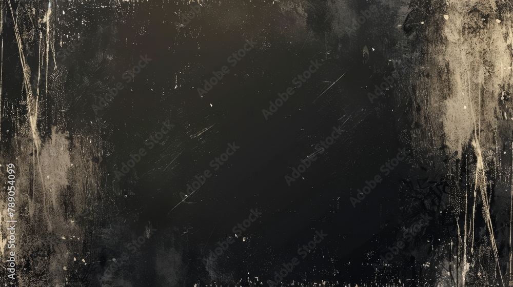 Black grunge scratched textured background with a distressed finish.