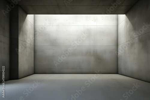 Abstract  gray room  studio background for product presentation , generated by AI.