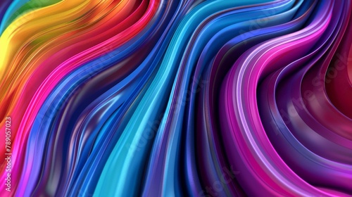 A 3D render of an abstract multicolor spectrum. The spectrum is a swirling vortex of colors  and it is mesmerizing to look at. The colors are vibrant 