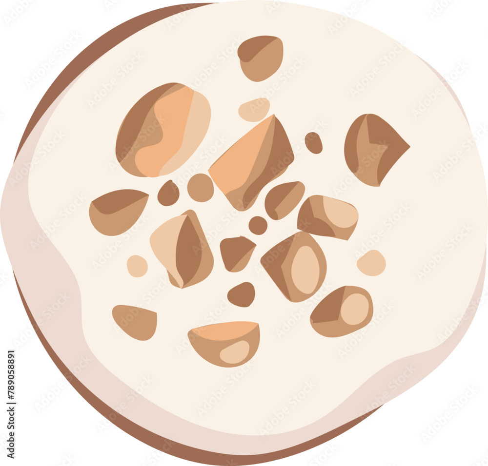 Obraz premium Donuts illustration on transparent background.