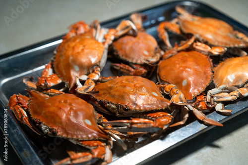 cooked crabs photo