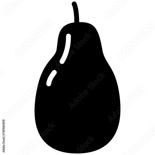 Avocado Glyph Icon