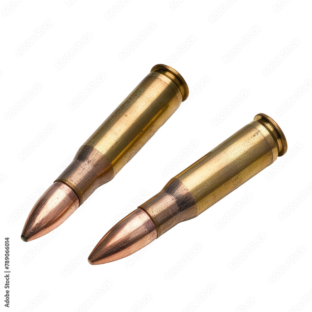 Many bullets on white background. Military ammunition Many bullets on white background. Military ammunition