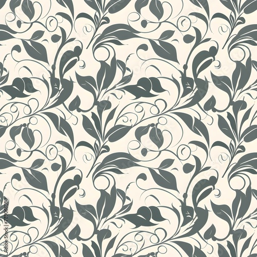 Background of floral pattern vector © Pascal