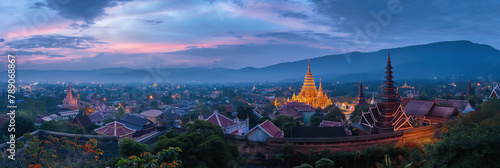 Great City in the World Evoking Chiang Mai in Thailand photo