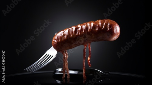 Sausage on a Fork