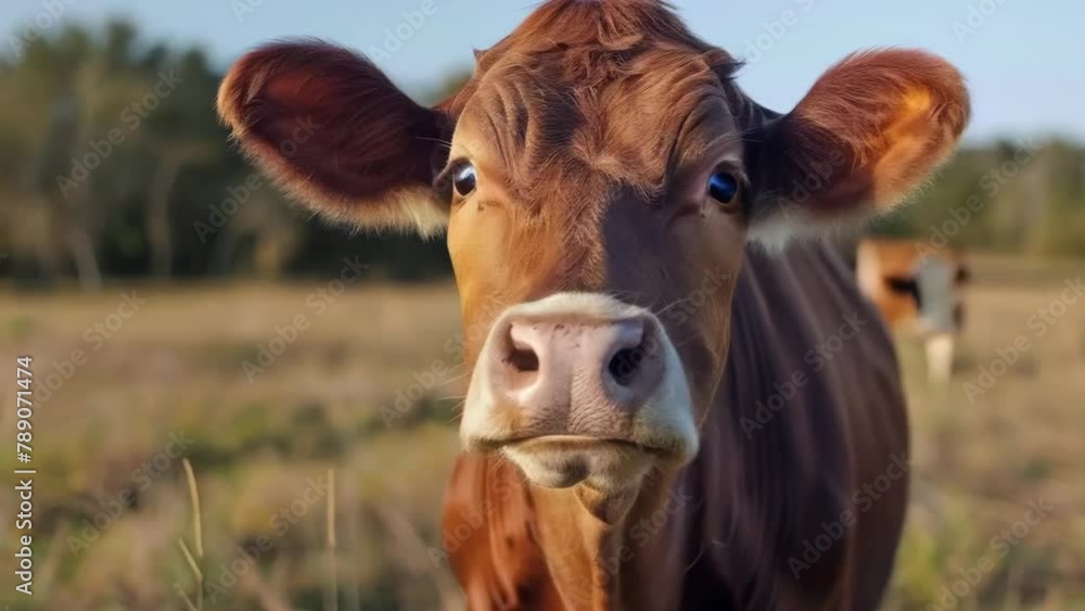 耳を動かす牛 耳を動かす牛