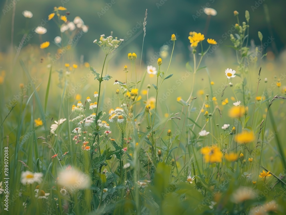 Fotografie Meadow's Dance: Across the tranquil meadows