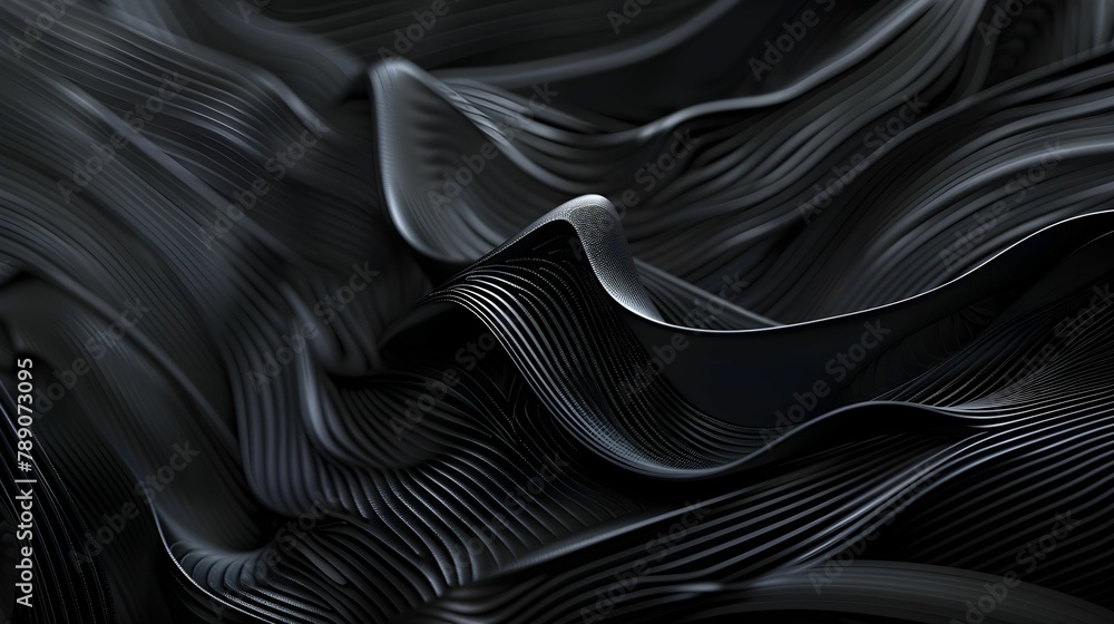 Fototapeta premium BLACK ILLUSTRATION CONCEPT BACKGROUND WALLPAPER
