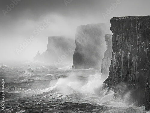 Coastal Giants: Cliffs Carved by Time and Tide