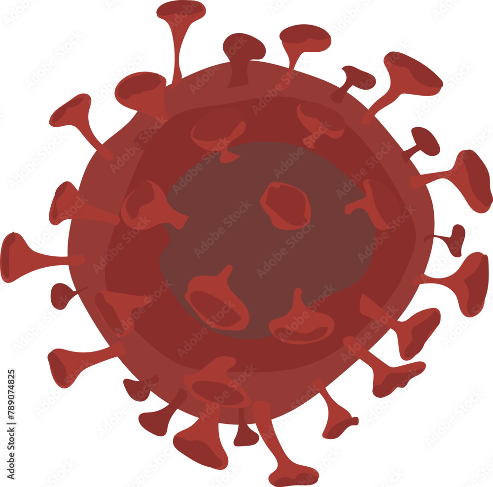 Bacteria and viruses on a transparent background.
Bacteria and viruses on a transparent background.