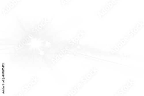white star spikes overlay isolated
