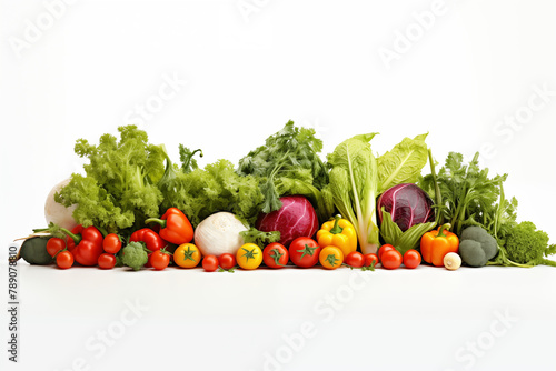 Vegetables with white background. Topics related to vegetables. Vegetables sale. To eat fruits. Vegetables news. Image for graphic designer. Image for advertising. photo