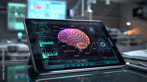 Interactive Brain Function Map on Digital Tablet in Neurosurgical Unit photo