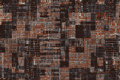 Plaid pattern vector in  Seamless herringbone textured Scottish tartan check plaid for flannel shirt, duvet cover, or other autumn winter textile print. Simple design.