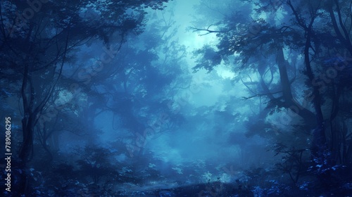 Moody Cartoon Anime Style Background