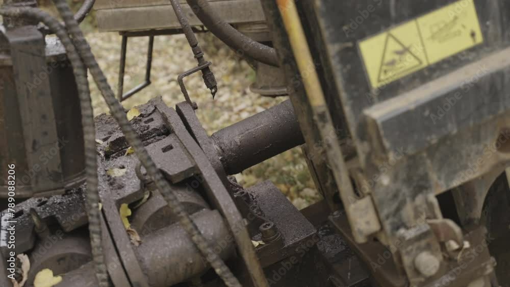 Equipment for drilling horizontal holes underground for installing pipelines. Special machine for solving various infrastructure problems Equipment for drilling horizontal holes underground for installing pipelines. Special machine for solving various infrastructure problems