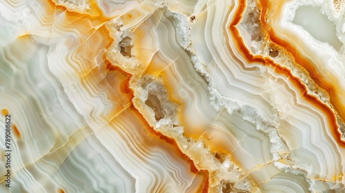 The texture of natural polished smooth natural marble stone Onyx For abstract home decoration closeup : Generative AI
