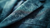Detail closeup closeup of suit jacket : Generative AI