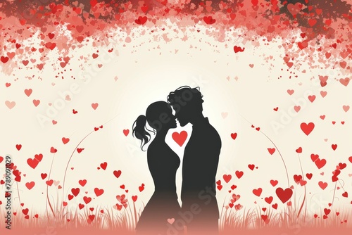 Bond with Love Graphics: Design Togetherness and Bond Graphic Love Themes with Psychological Reward and Heart Print Designs for Romantic Couples