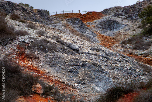 Tableau sur toile larderello and biancane di monterotondo geothermal phenomenon clean energy produ