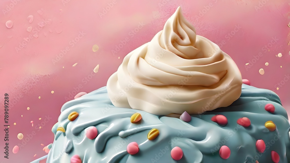chocolate ice cream with chocolate, ai generated chocolate ice cream with chocolate, ai generated
