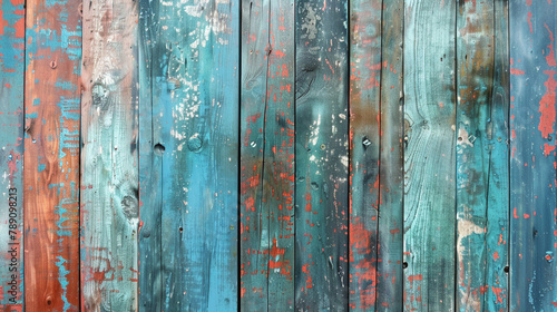 Grungy painted wood texture as background photo