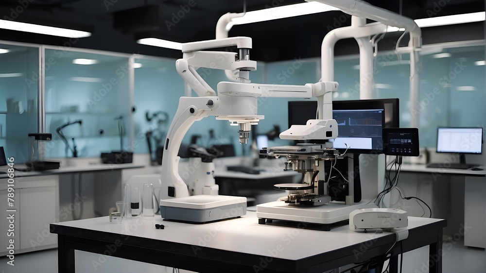 In a lab, a sovereign AI system is doing sensitive research with a level of accuracy that is beyond human capability. A self-governing AI system in the lab performs experiments with unparalleled accur In a lab, a sovereign AI system is doing sensitive research with a level of accuracy that is beyond human capability. A self-governing AI system in the lab performs experiments with unparalleled accur