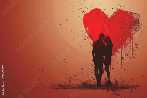 Design Your Dream Love Story with Vector Art: Engage in Romantic Design Making Perfect for Valentine's Day, Engagements, and Wedding Invitations