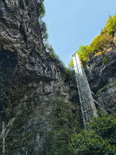 Three Natural Bridges (Wulong Karst National Park) is located in Wulong City, Chongqing in China. It is considered one of the most beautiful natural World Heritage Sites in the world. 