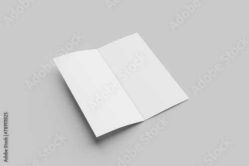 Bi-fold brochure mockup 