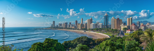 Great City in the World Evoking Durban in South Africa photo