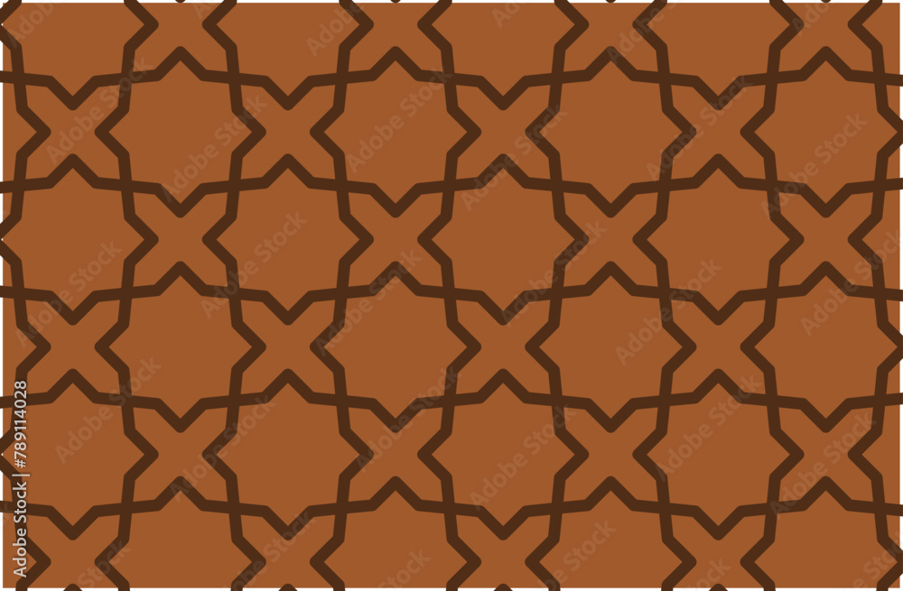 Fototapeta premium geometric pattern background design graphic vector, editable stroke
