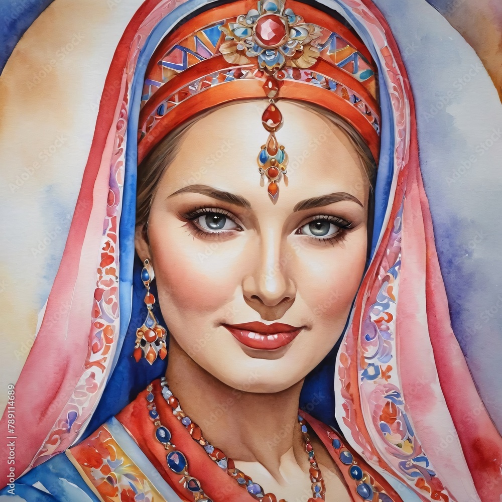 portrait of a russian woman