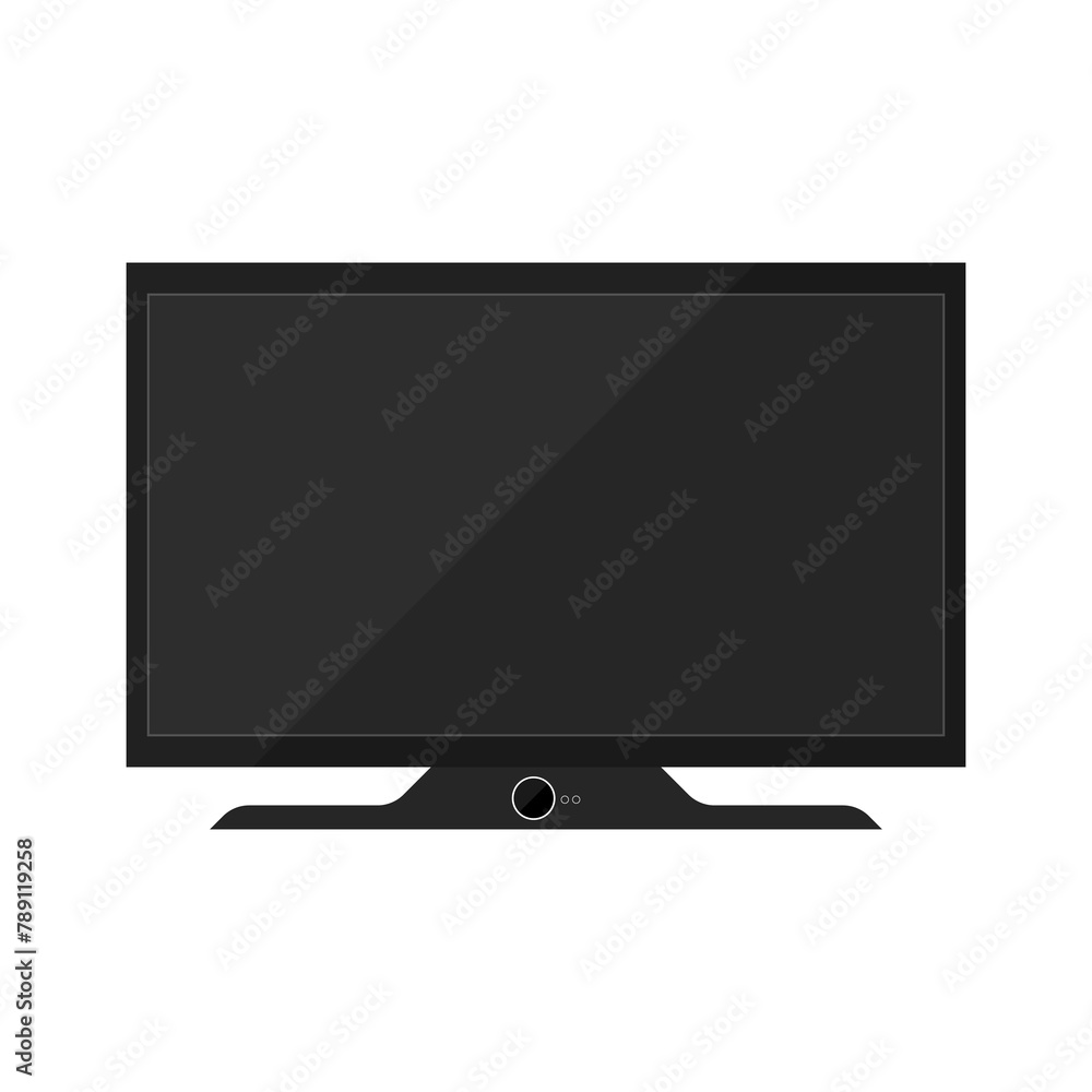 PNG, Wall mounted wide plasma black LED tv isolated on transparent ...