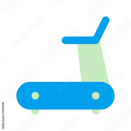 treadmill duo tone icon