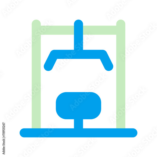 weightlifting duo tone icon
